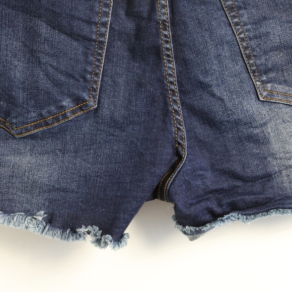 NWT Aero Super High Rise Midi shorts Aeropostale 10 new stretch distressed jean - Picture 4 of 4